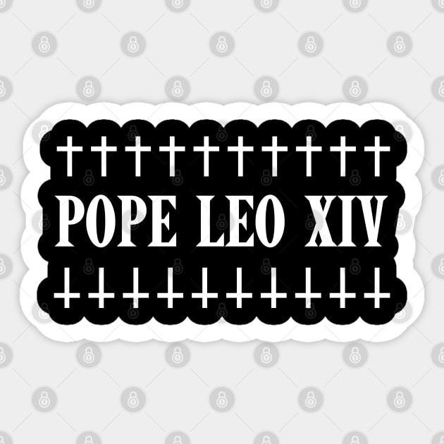 Pope-Leo Sticker by Creatifly Graphic Tees